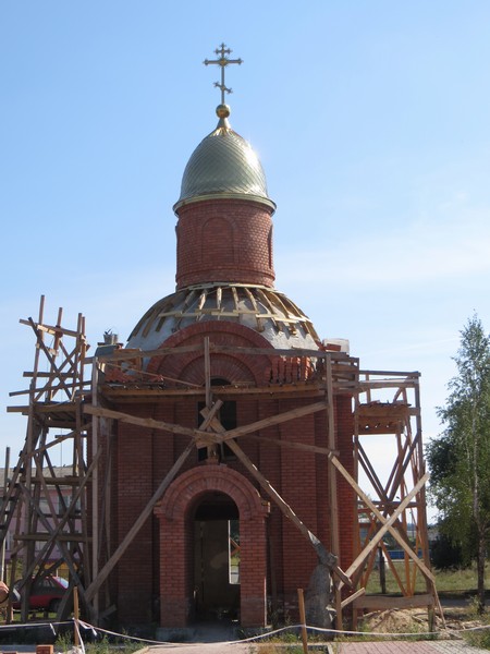 Купол часовни в п.Вадьковка Погарского р-на Брянской области